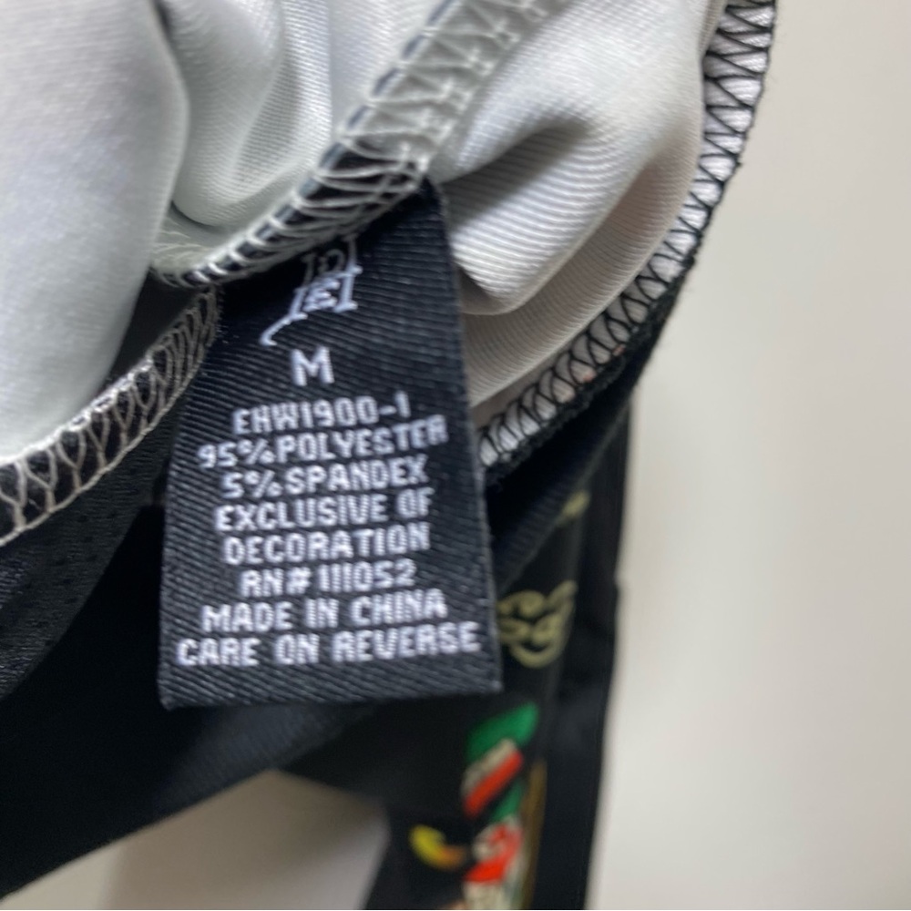 ED HARDY Y2K Shrunken Flashboard Track Jacket‎ M Black  Multi All Over Tattoo - Picture 11 of 11